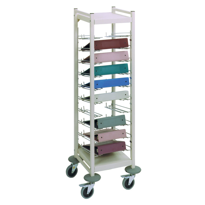 BIG BEAM® FLAT STORAGE RACK, 16 CHART CAPACITY, 8 TIER, 53"H X 27½"W X 15"D, SOLD AS EACH OMNIMED, 94