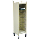 BIG BEAM® CABINET STYLE FLAT STORAGE RACK, 32 CHART CAPACITY, 8 TIER, 53"H X 54¼"W X 15"D, SOLD AS EACH OMNIMED, 94
