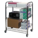 WIRE SHELF UTILITY CART, 38"H X 23"W X 17"D, SOLD AS EACH OMNIMED, 94