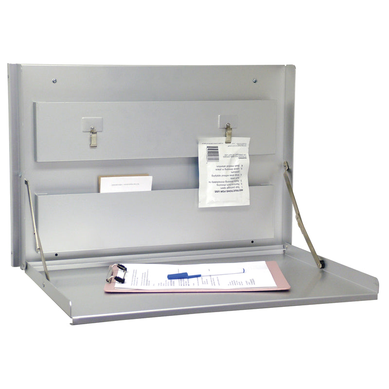 WALL DESK, STEEL, BEIGE, 15"H X 20¾"W X 3"D, SOLD AS EACH OMNIMED, 94
