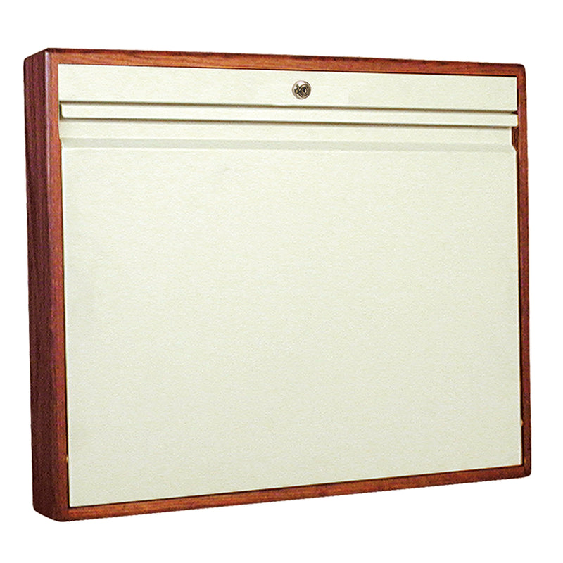 WALL DESK, FULL SIZE, SELF CLOSE, FLAT KEY, CHERRY, SOLD AS EACH OMNIMED, 94