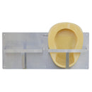 BEDPAN RACK, ALUMINUM, HOLDS 2 SIDE BY SIDE, 28"W X 12"H, SOLD AS EACH OMNIMED, 94