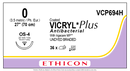 SUTURE, REVERSE CUTTING, SIZE 0, 18", UNDYED BRAIDED, NEEDLE OS-4, ½ CIRCLE, 3 DZ/BX, SOLD AS BOX ETHICON 243