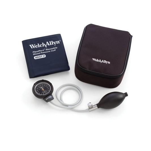 Welch Allyn Platinum Series Ds48 Hand Aneroids Aneroid Gauge W/2 Piece Cuff/Nylon Zipper Case