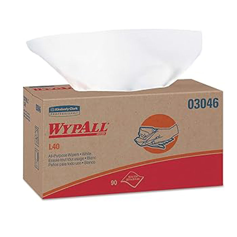 Wiper, All-Purpose Wypall 10 4/5"X10" (90/Bx 9Bx/Cs), Sold As 90/Box Kimberly 03046