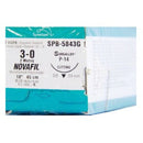 SUTURE, PREMIUM REVERSE CUTTING, SIZE 3-0, BLUE, 18", NEEDLE P-14, 3/8 CIRCLE, 1 DZ/BX, SOLD AS BOX MEDTRONIC/MINIMALLY 10000446