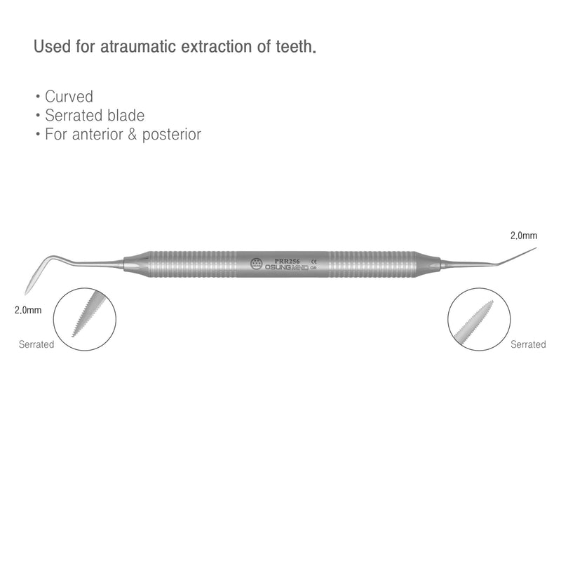 Osung Serrated Curved Dental Periotome -PRR256 - Osung USA