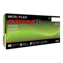 INTEGRA® EC NITRILE EXTENDED CUFF LENGTH EXAM GLOVE, MEDIUM, BLUE, SOLD AS 50/BOX MICROFLEX N872