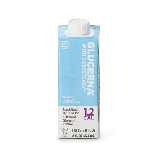 Glucerna® 1.2 Cal Vanilla Specialized Nutrition for Enhanced Glycemic Control, 24/CS