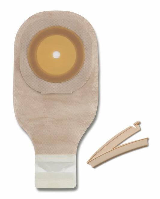 Premier™ 89004 One-Piece Ultra-Clear Ostomy Pouch, Cut to Fit Stomas up to 64 mm, 5/BX