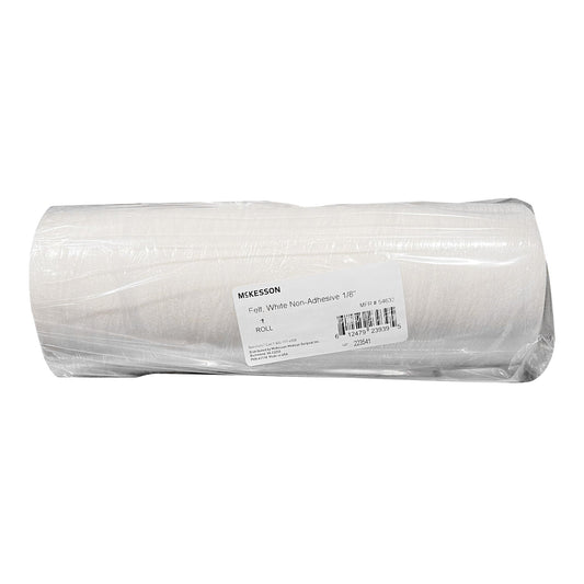 Mckesson White Orthopedic Felt Roll, 12 Inch X 7 Yard, 1/Rl