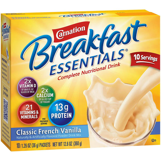 Carnation Breakfast Essentials® Vanilla Nutritional Drink, 60/CS