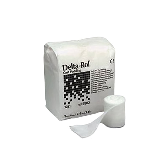Delta-Rol® White Acrylic Undercast Cast Padding, 4 Inch X 4 Yard, 12/Bg