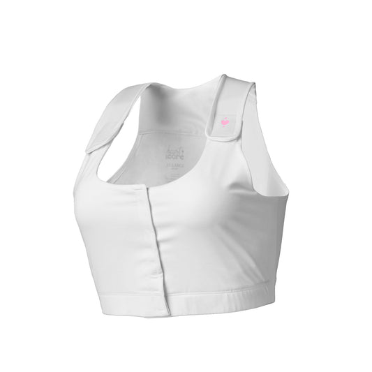 Serena Post Surgical Bra, White, Super Queen Size, 1/Ea