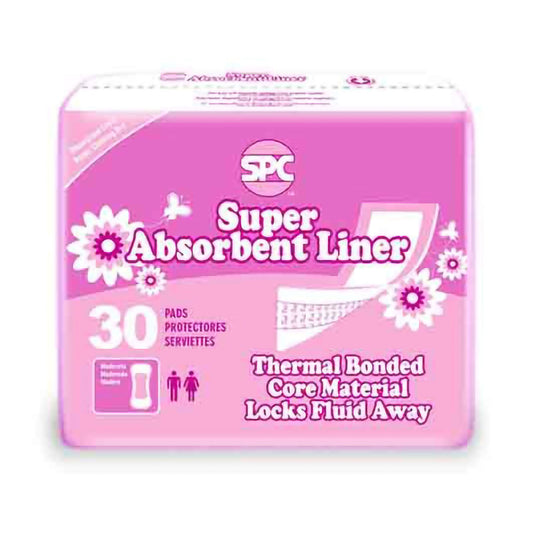 Spc™ Super Absorbent Liner, 4 X 11 Inch, 180/Cs