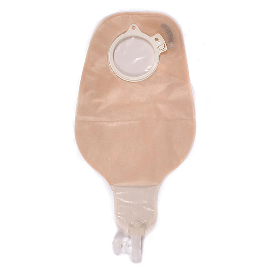 Assura® Two-Piece High Output Transparent Ostomy Pouch, Green Match, 10/BX