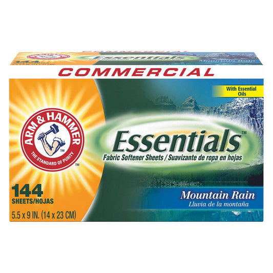 Sheet, Fabric Softener Arm & Hammer Mountain Fresh 5.5X9", 864/Cs