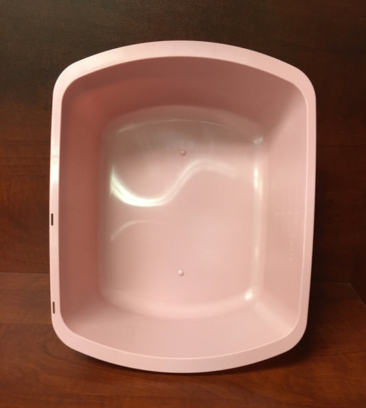 Wash Basin, Rectangular, 6 Quart, Rose, 50/CS