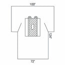 DRAPE, LAPAROTOMY W/POUCH (13/CS), 13/CS