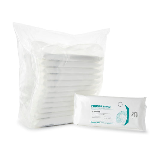 Prosat® Sterile™ Presaturated Cleanroom Wipe, 1/Ea