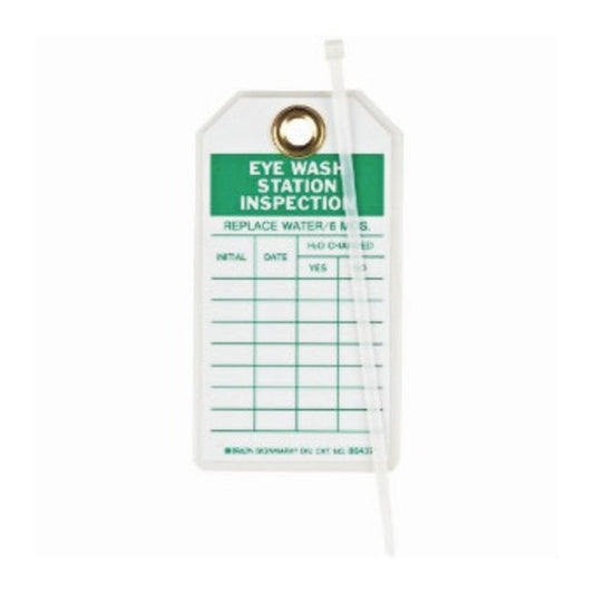 TAG, INSPECTION EYEWASH STATION HD (10/BX) FSHSCI, 10/PK