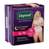 Depend® Night Defense® Women's Absorbent Underwear, X-Large, 48/CS