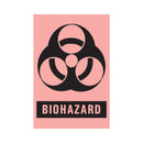 Timemed Pre-Printed Label, Biohazard, 2 x 3 Inch, 1/RL