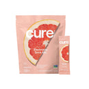 Cure Electrolyte Drink Mix made with Coconut Water, Grapefruit, 7.7-gram Packets, 168/CS