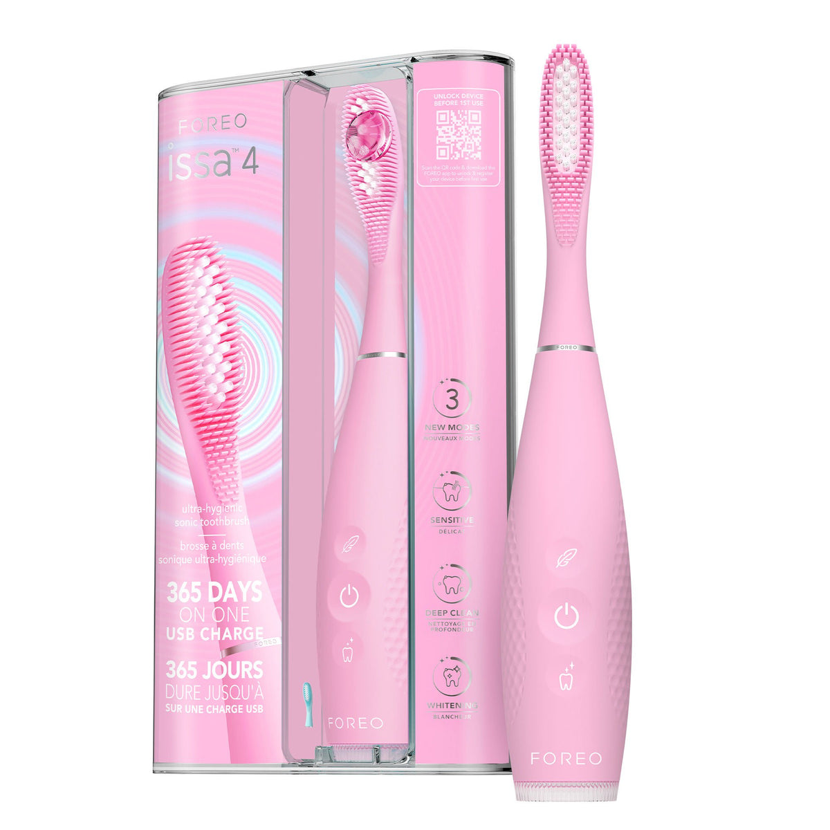 Toothbrush, Sonic Hybrid Issa4 Adlt Pearl Pnk, 1/Ea