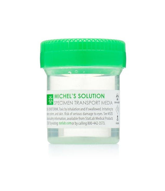 SOLUTION, MICHELS PREFILLED W/GRN LID 20ML (96/CS), 96/CS