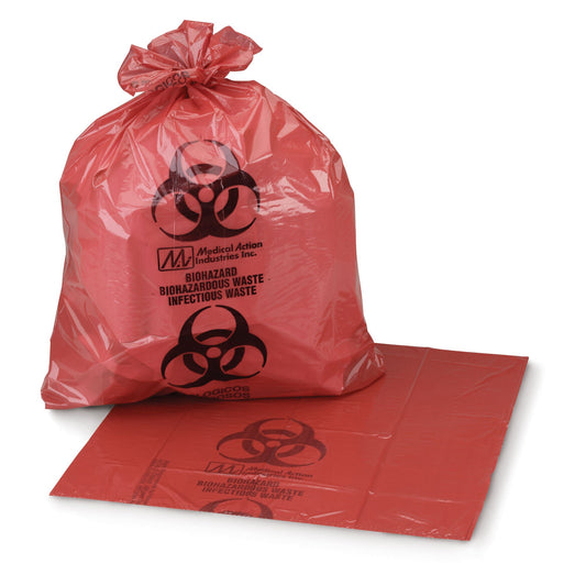 Mckesson Biohazard Waste Bag, 40 – 45 Gallon Capacity, 40 X 46 Inch, 150/Cs