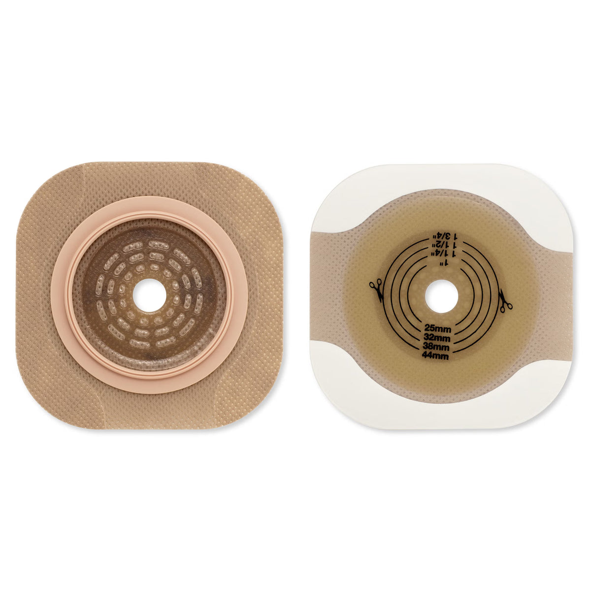 New Image™ Flat Ceraplus™ Ostomy Barrier With Tape Borders, 44 Mm Flange, 29 Mm, 5/Bx
