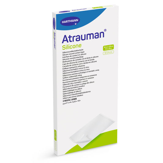 Atrauman® Silicone Sterile Wound Contact Layer Dressing, 4 x 8 Inch, 10/BX