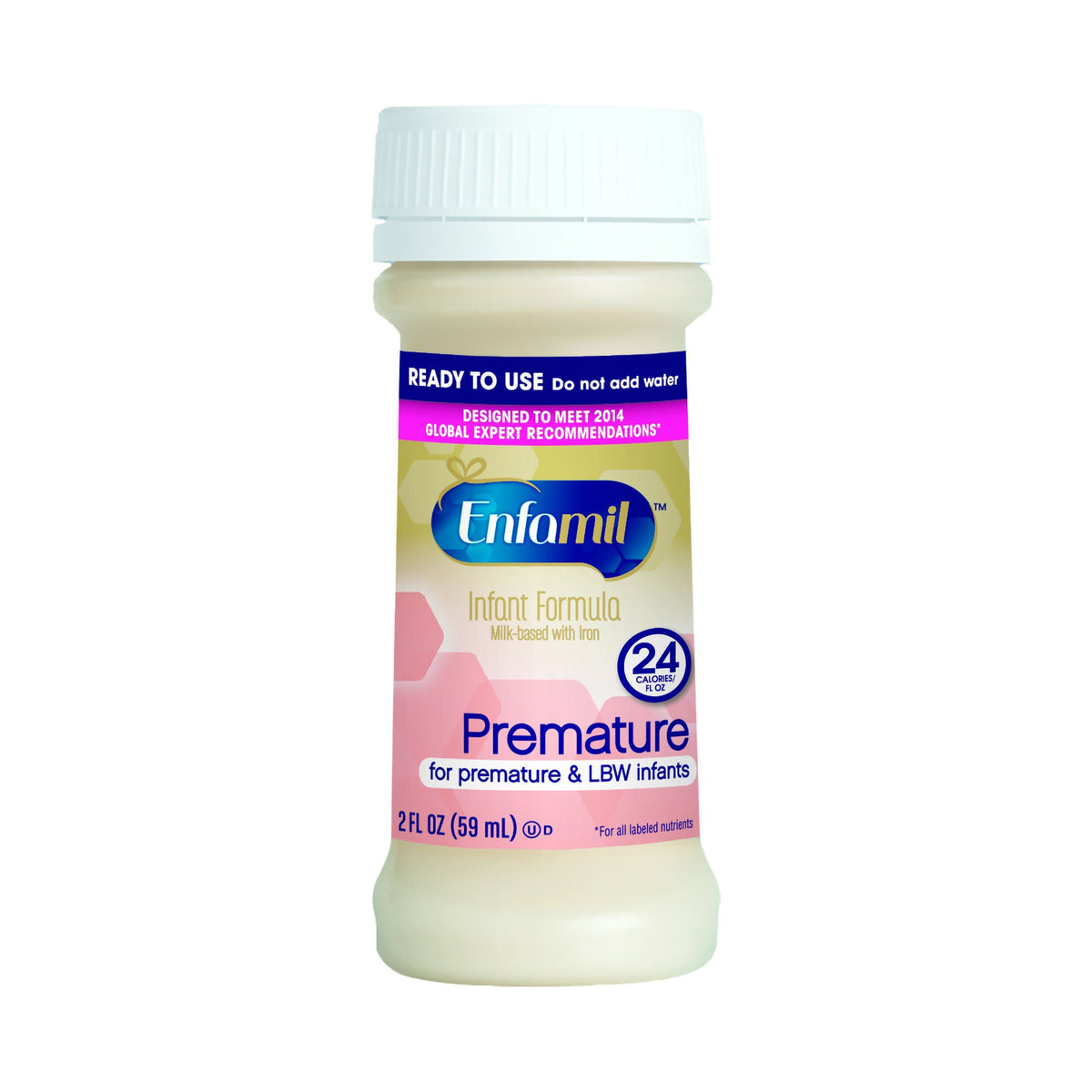 Enfamil® Premature With Iron Infant Formula, 2-Ounce Nursette Bottle, 48/Cs