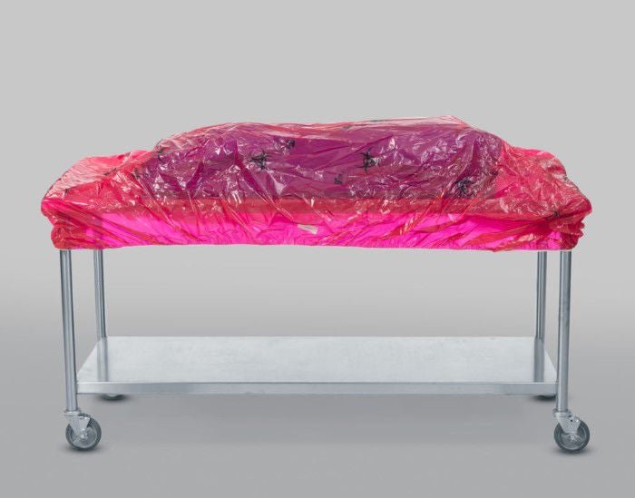 Cover, Table Biohazard Back Poly Red 67"X52" (20/Cs), 20/Cs
