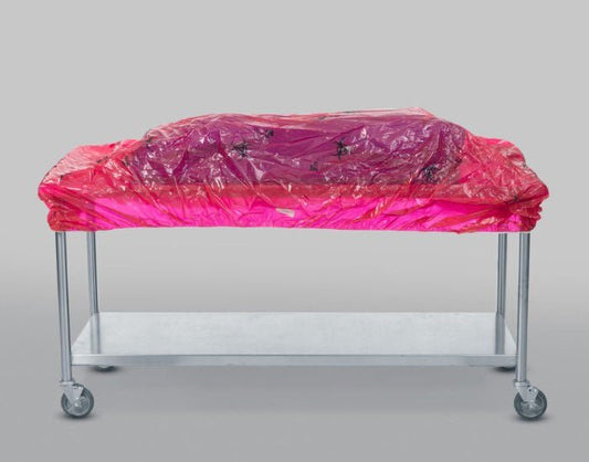 Cover, Table Biohazard Back Poly Red 67"X52" (20/Cs), 20/Cs