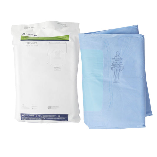 Halyard Sterile Lower Extremity Orthopedic Drape, 108 X 80 X 124 Inch, 1/Ea