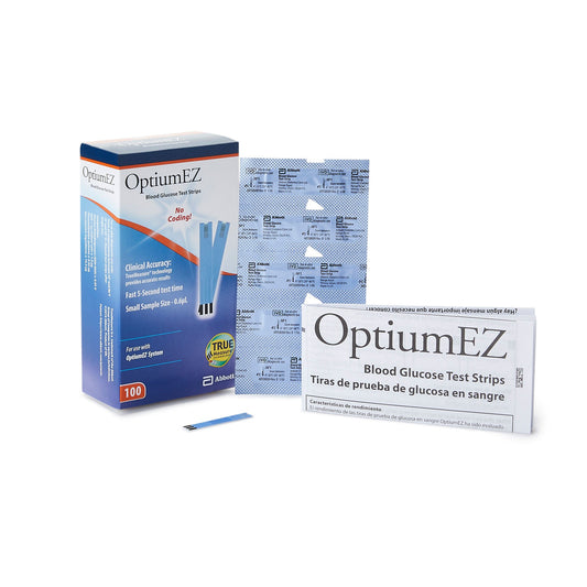 Optium Ez® Blood Glucose Test Strips, 600/Cs