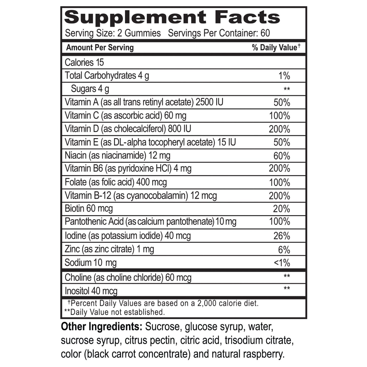 YumV's™ Multivitamin Supplement 12/CASE -9057-06-MYMC