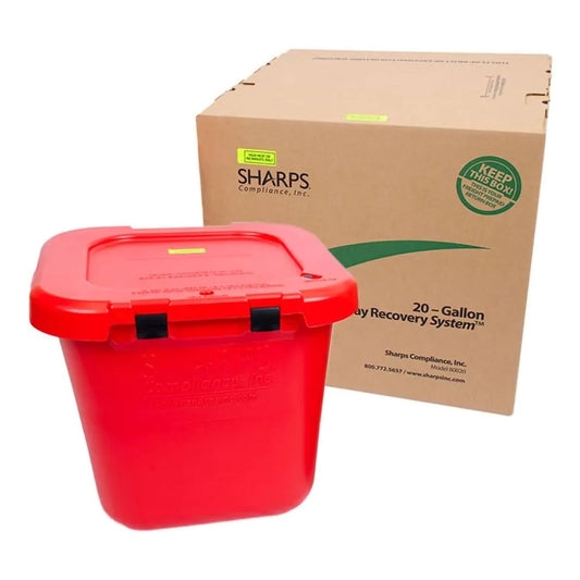 TakeAway® Recovery System Mailback Chemotherapy Container, 20 Gallon, 1/CS