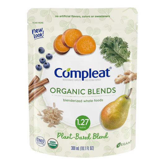 Compleat® Organic Blends Plant Blend Blenderized Whole Foods, 10.1 oz. Pouch, 24/CS