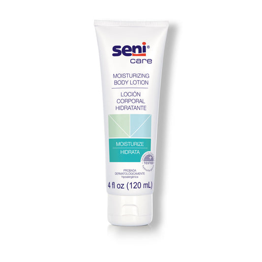 Seni® Care Moisturizing Body Lotion, 4-Ounce Tube, 6/Cs