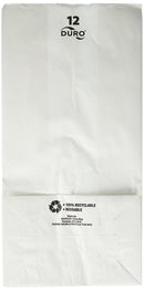 BAG, GROCERY WHT 12