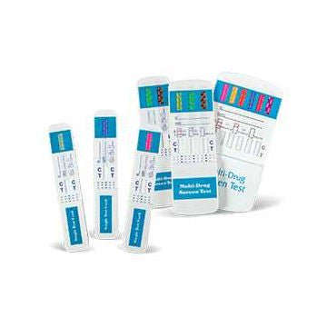 Test Kit,10Panel Dip Card Amp/Barb/Bzo/Coc/Mamp/Mdma/Mtd/Opi, 25/Bx
