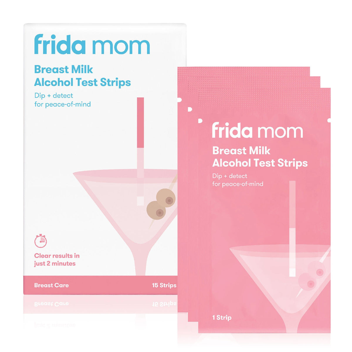 Frida Mom Breast Milk Alcohol Detection Test Strips, 12/Cs