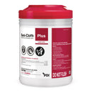 SANI-CLOTH® PLUS GERMICIDAL WIPE DISINFECTANT CLEANER, CANISTER, 6 X 6¾ INCH, SOLD AS 160/BOX PROFESSIONAL Q89072