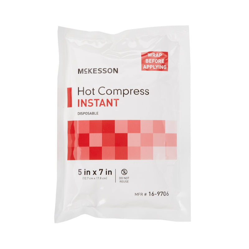 MCKESSON HOT PACK, INSTANT CHEMICAL ACTIVATION, GENERAL PURPOSE, 5 X 7 INCH, SOLD AS 24/CASE MCKESSON 16-9706