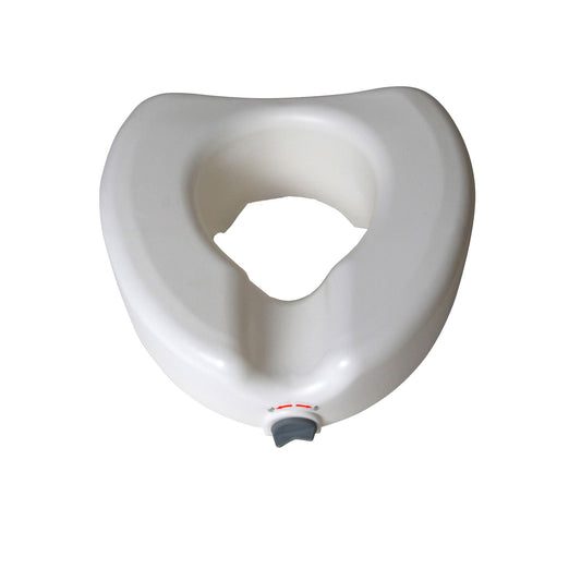 Drive™ Premium Raised Toilet Seat, 17 X 16.5 X 4.5 Inch, 1/Cs