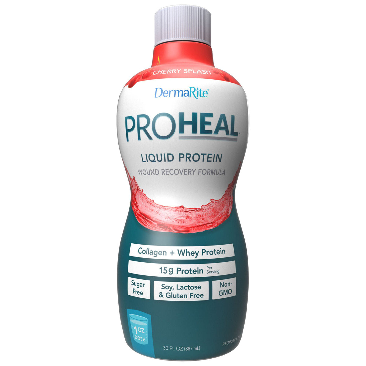 ProHeal™ Cherry Splash Liquid Protein Wound Recovery Formula, 30-ounce bottle, 1/EA