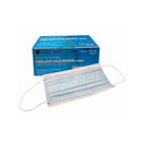 MASK, FACE W/EARLOOPS 3-FOLD MEDICAL GRADE (50/BX 10BX/CS), 500/CS